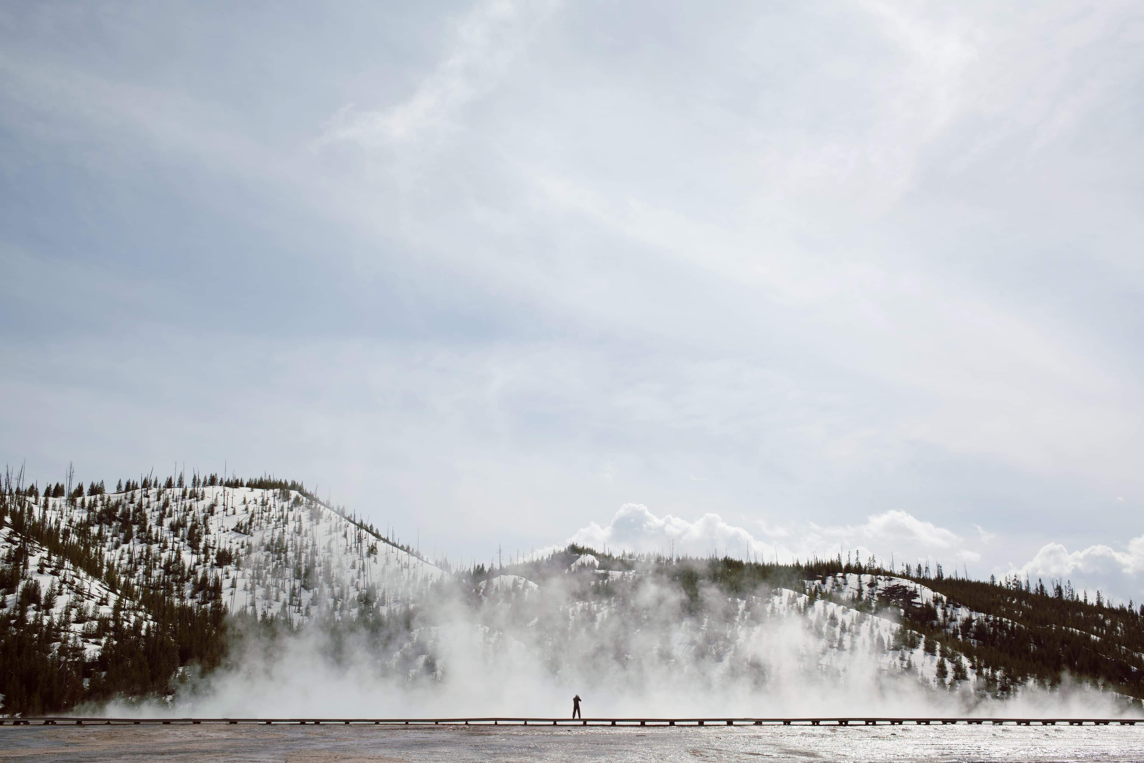 Yellowstone landscape.