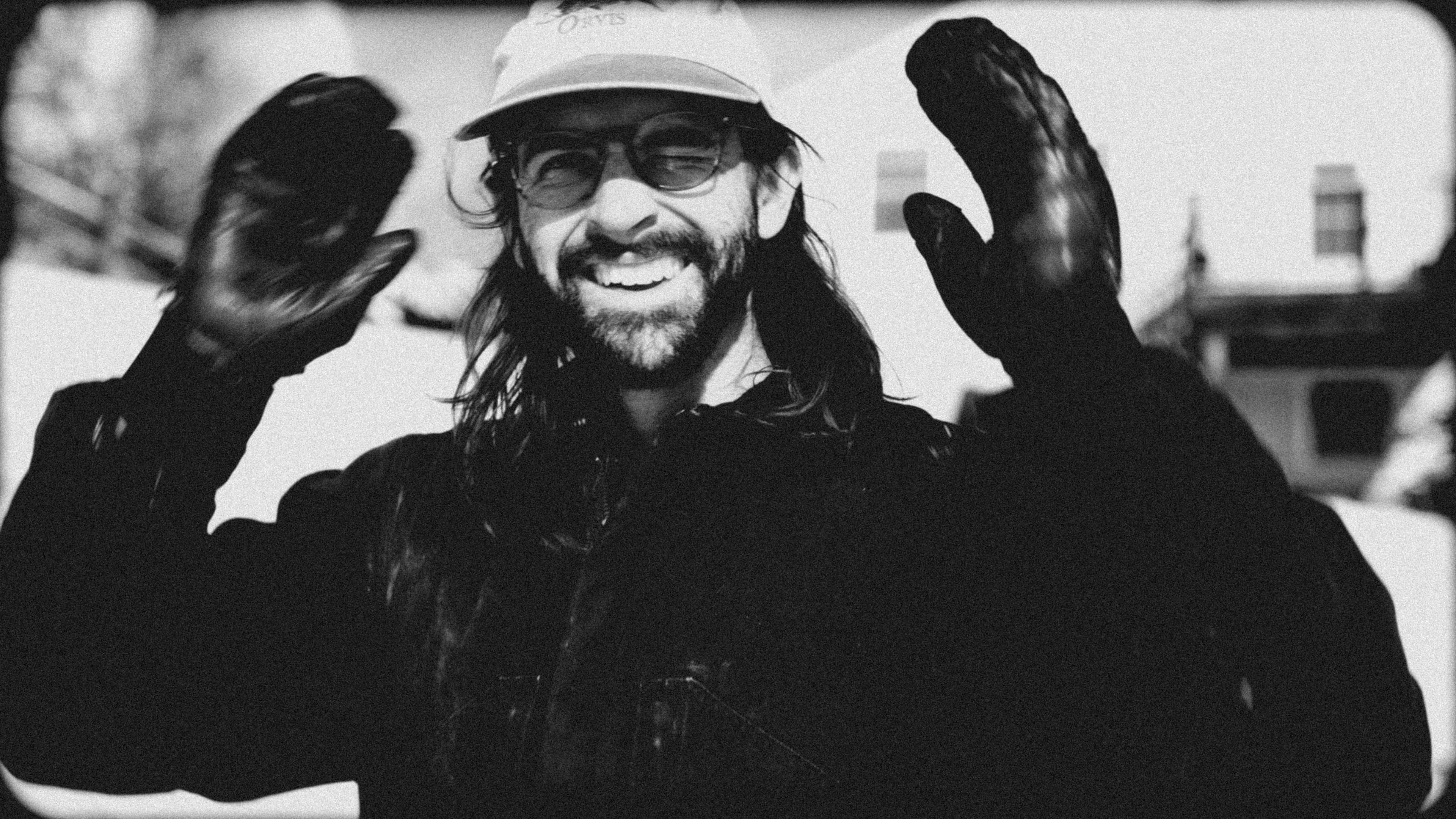 Portrait of Tucker Adams smiling in the snow.